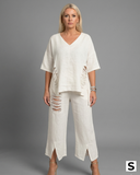 Bianca | Elegante conjunto veraniego de dos piezas