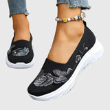 Leetha - Mocasines bordados con mariposas