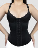 Bustier contorneador de satén y encaje SculptCurve™