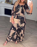 CAMILLE | VESTIDO ELEGANTE ESTAMPADO