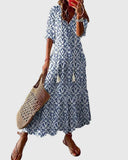 Sofía | Vestido largo de verano bohemio vintage