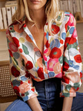 Mylene | Blusa floral colorida