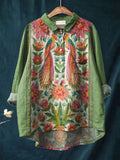 Nina | Camisa Pavo Real Tropical