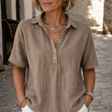 Vera | Blusa elegante con cuello y botones