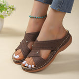 SUSAN | SANDALIAS ORTOPÉDICAS DE CUÑA CRUZADA