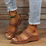 KAREN | SANDALIAS ORTOPÉDICAS DE CUÑA BORDADAS