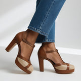 Ida - Zapatos de tacón retro elegantes.