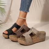 Sandalias ortopédicas de cuña