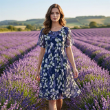 SELORAY Chloe | Elegante vestido en línea A con efecto moldeador